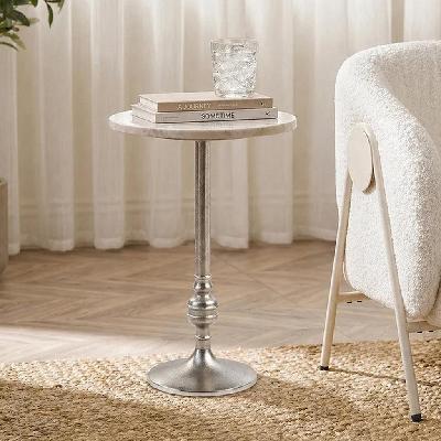 marble ascent side table