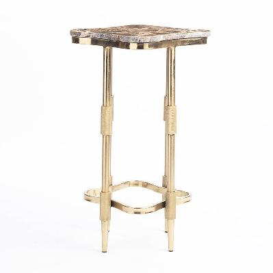 marble gold pedestal