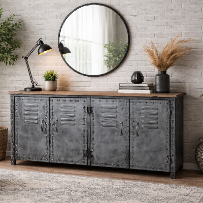 iron vintage sidebaord