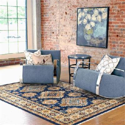persian navy rug 80x300 cm