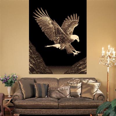 turkish ruby eagle rug 120x170 cm