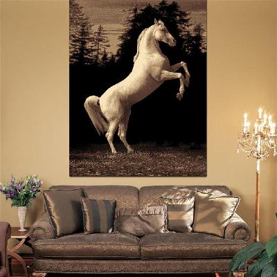 turkish ruby horse rug 160x230 cm