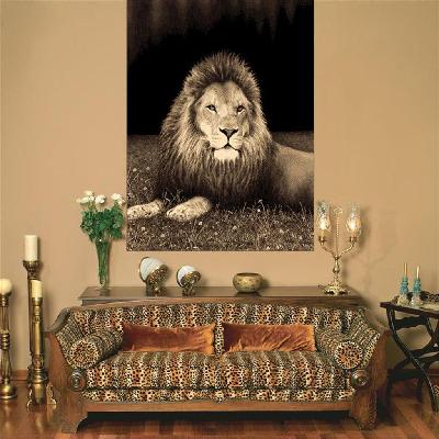turkish ruby lion rug 120x170 cm