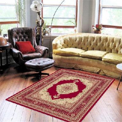 turkish ruby red rug 80x300 cm