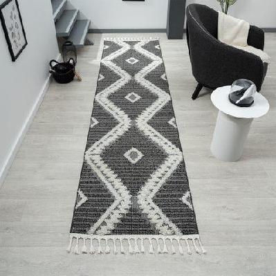 cottage 544 ash floor runner rug 80x150