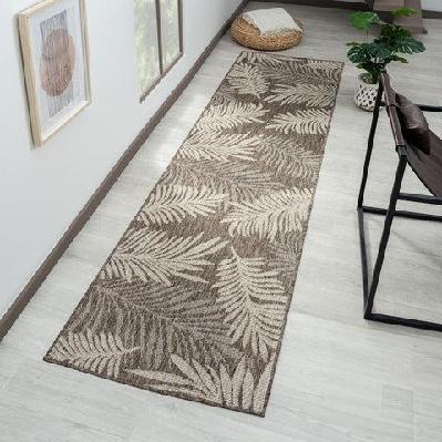 patio 456 taupefloor runner rug designer rug 80x150