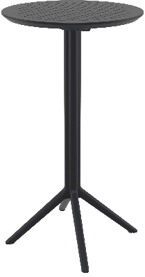 siesta sky folding bar table 60 round 