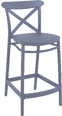 siesta cross bar stool 65cm (counter height) 