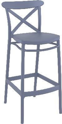 siesta cross back 75cm bar stool (bar height) 