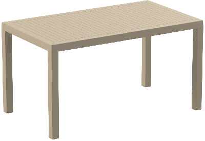 siesta ares 140 table - anthracite 