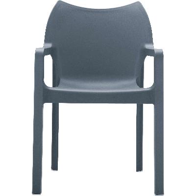 diva armchair - anthracite 