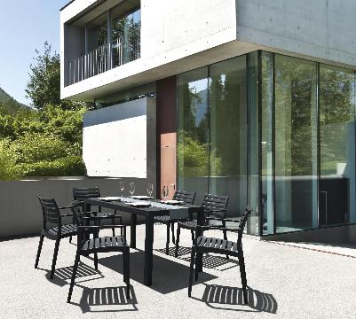 siesta artemis 7 piece outdoor patio dining setting 