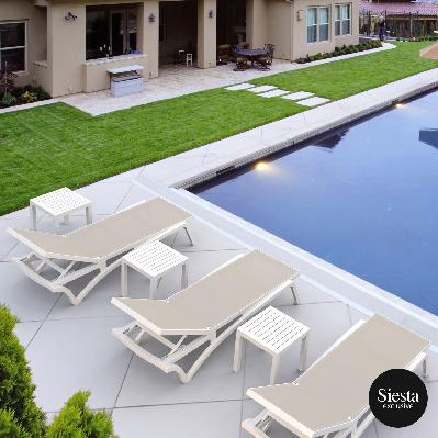 siesta 6 piece package pacific sun lounger and ocean side table 