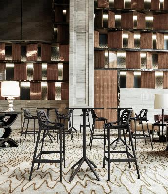 siesta sky bar table 3 piece set with air 75 bar stools 