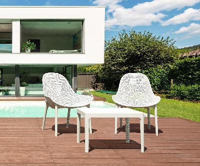 siesta sky lounge 3 piece set with side table 