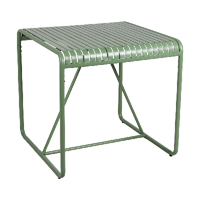 bordeaux table 80x80 - olive green 
