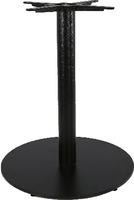 durafurn disco table base black - 600dia 