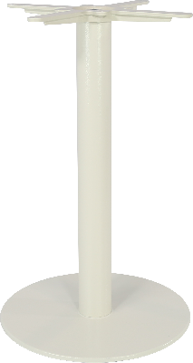 durafurn disco table base white - 450dia 