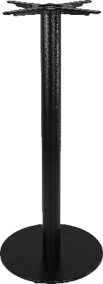 durafurn disco bar table base 450dia - black 