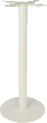 durafurn disco bar table base 450dia - white 