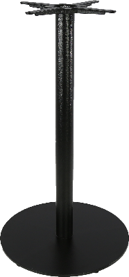 durafurn disco bar table base 600dia - black 