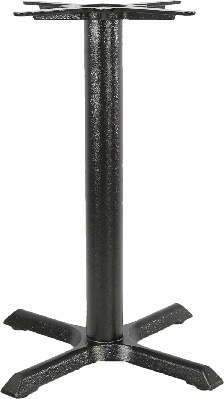 durafurn marlo table base - black 