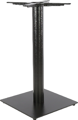 durafurn square 40 table base - black 