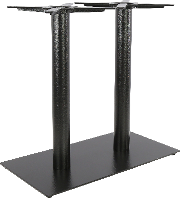 durafurn rectangle 40x75 twin table base 