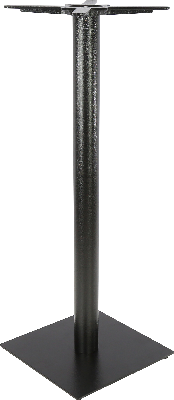 durafurn square 40 bar table base - black 