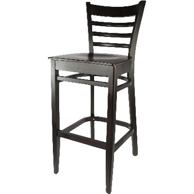 florence barstool - chocolate - ply seat 