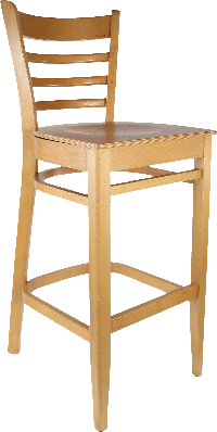 durafurn florence barstool timber seat 