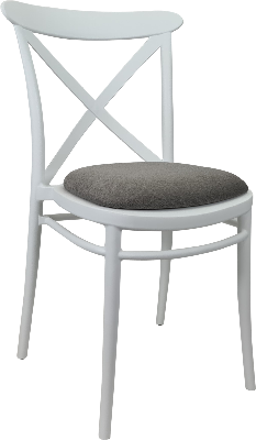 siesta cross back chair with cushion 
