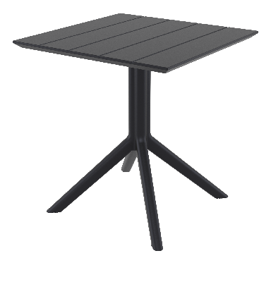 siesta paris table 70 - black 
