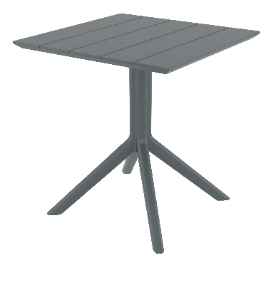 siesta paris table 70 - dark grey 