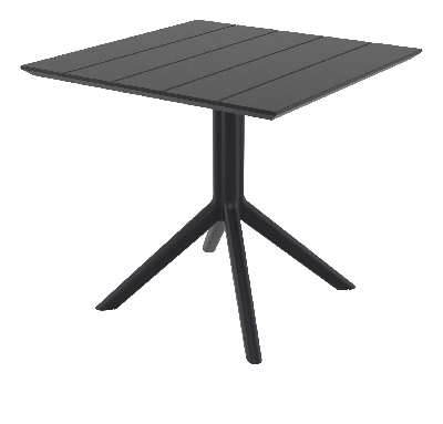 siesta paris table 80 - black 