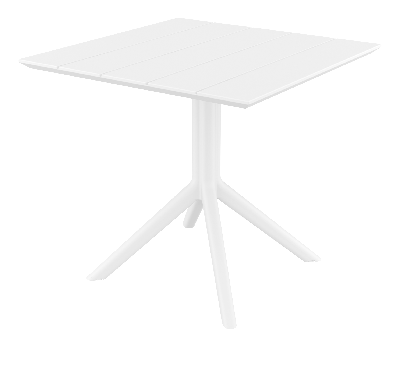 siesta paris table 80 - white 
