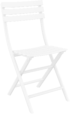 siesta helen folding chair - white 