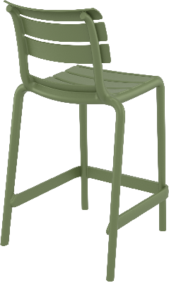 siesta helen barstool 65 - olive green 