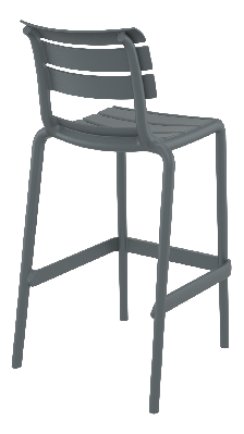 siesta helen barstool 75 - dark grey 