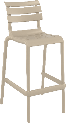 siesta helen barstool 75 - taupe 