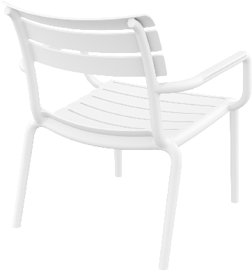 siesta paris lounge armchair - white 
