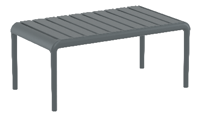 siesta paris lounge table - dark grey 