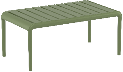 siesta paris lounge table - olive green 