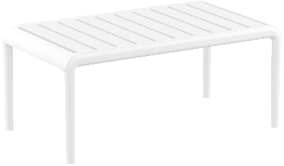 siesta paris lounge table - white 