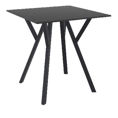 siesta max table 70 - black 