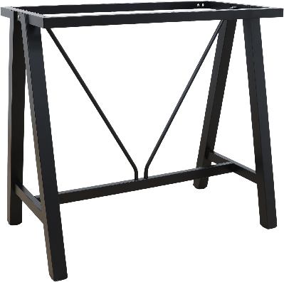 durafurn a frame - 950mm bar height frame - 1490mml - black 