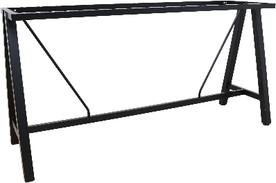 durafurn a frame - 950mm bar height frame - 1790mml - black 