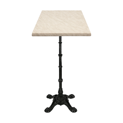 bistro bar table kit with werzalit marble top 