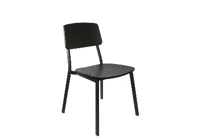 denver chair - ply seat - black 