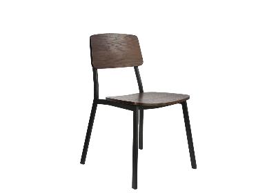 denver chair - ply seat - dark natural